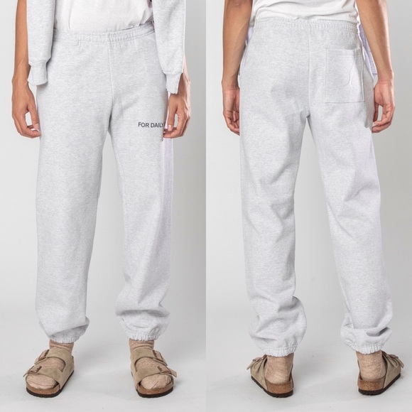 BRICKS & WOOD For Daily Use Sweatpants in Heather Grey - Picture 2 of 10